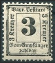 Timbre Royaume de Bavière (1849-1920) Y&T N°TA3 (I)